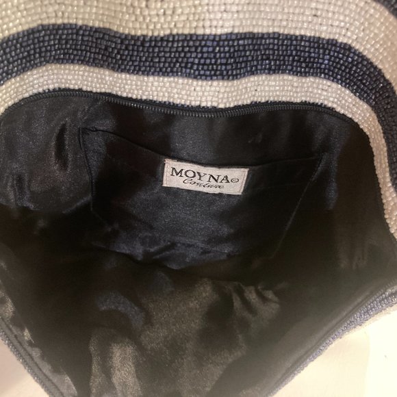 Moyna Couture Fold-over Beaded Clutch - Picture 6 of 7